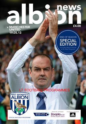ALEX FERGUSON'S LAST EVER GAME - WEST BROM v MAN UTD 2012/13